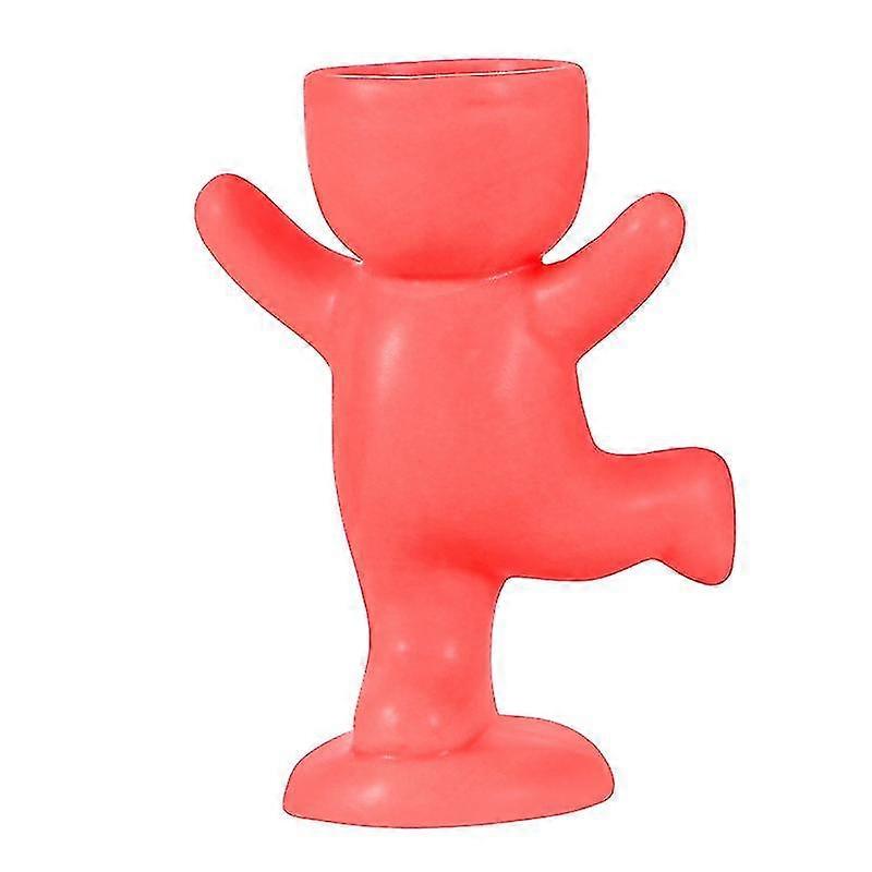 Creative Humanoid Ceramic Flowerpot Succulent Planter Pretty Desktop Ornaments