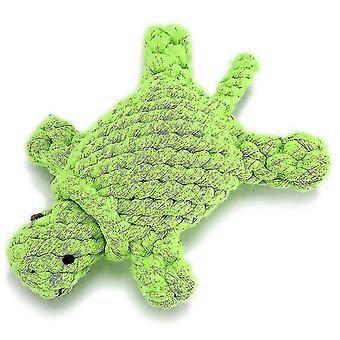 Hond touw kauwen speelgoed, katoenen hond speelgoed voor honden, dier vorm hond speelgoed voor grote kleine hond, tanden schone honden speelgoed interactieve puppy mopshond L