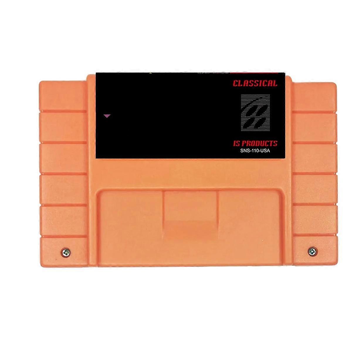 For SNES 110-IN-1 Game Super 110-In-1 Game Card for SNES Game Console Family Fun for Children,C