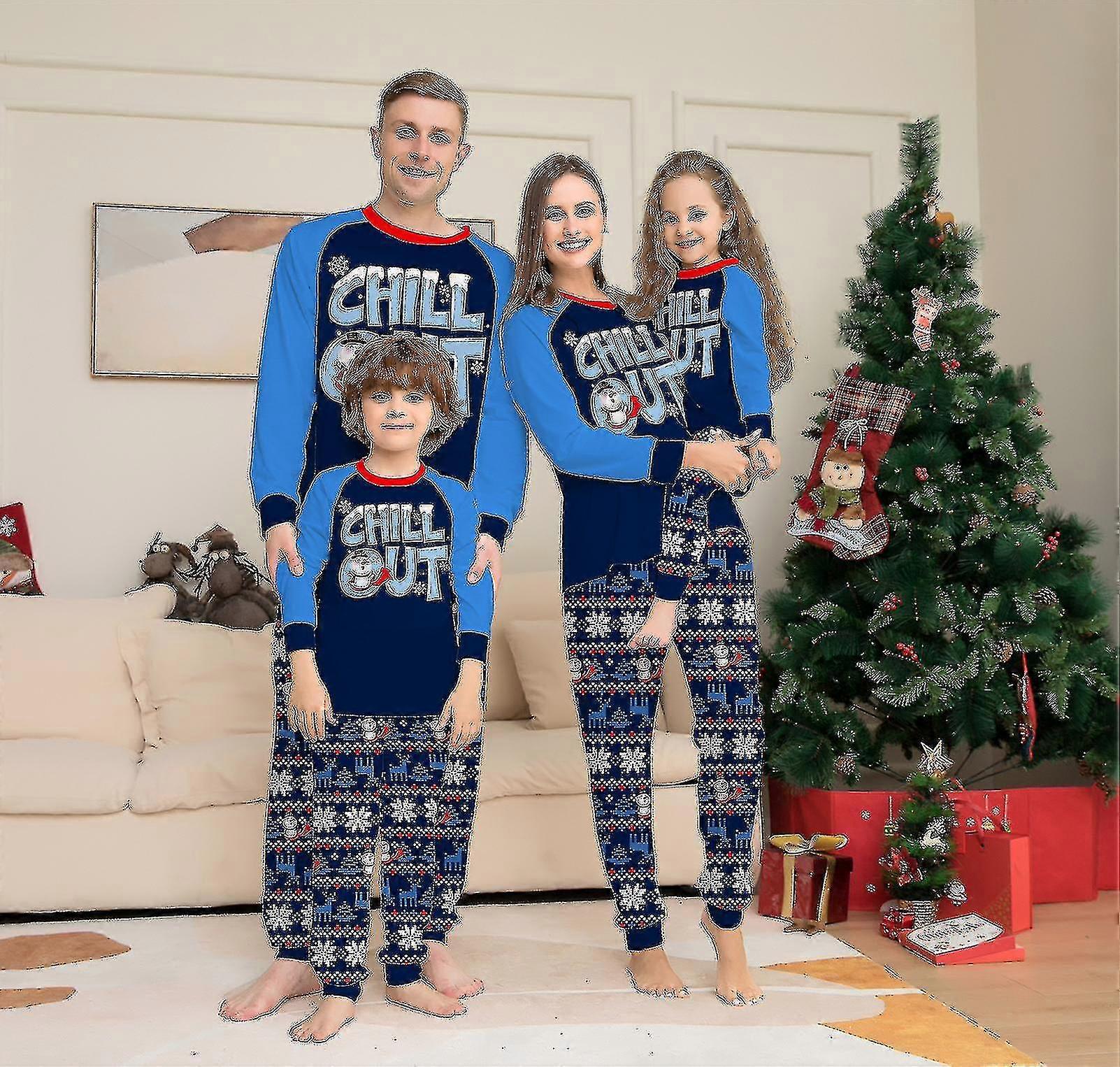 Families Christmas Pajama Set Pajama Set For Families Style5