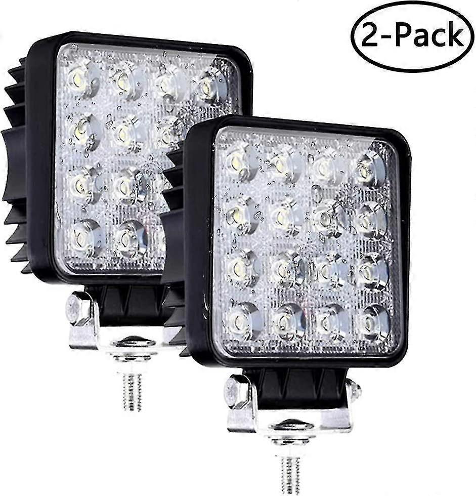 LED work light, 2 x 48W floodlight LED strips