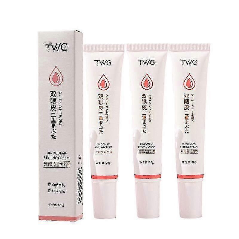 1-3Pcs διπλή κρέμα styling βλεφάρων, διπλό βλέφαρο που διαμορφώνει την κρέμα αόρατων βλεφάρων
