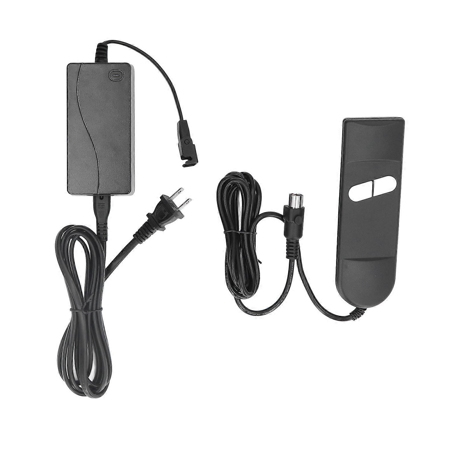 Recliner Controller 5 Pin 2 Button Electric Lift Chair Hand Control Switch 100240V