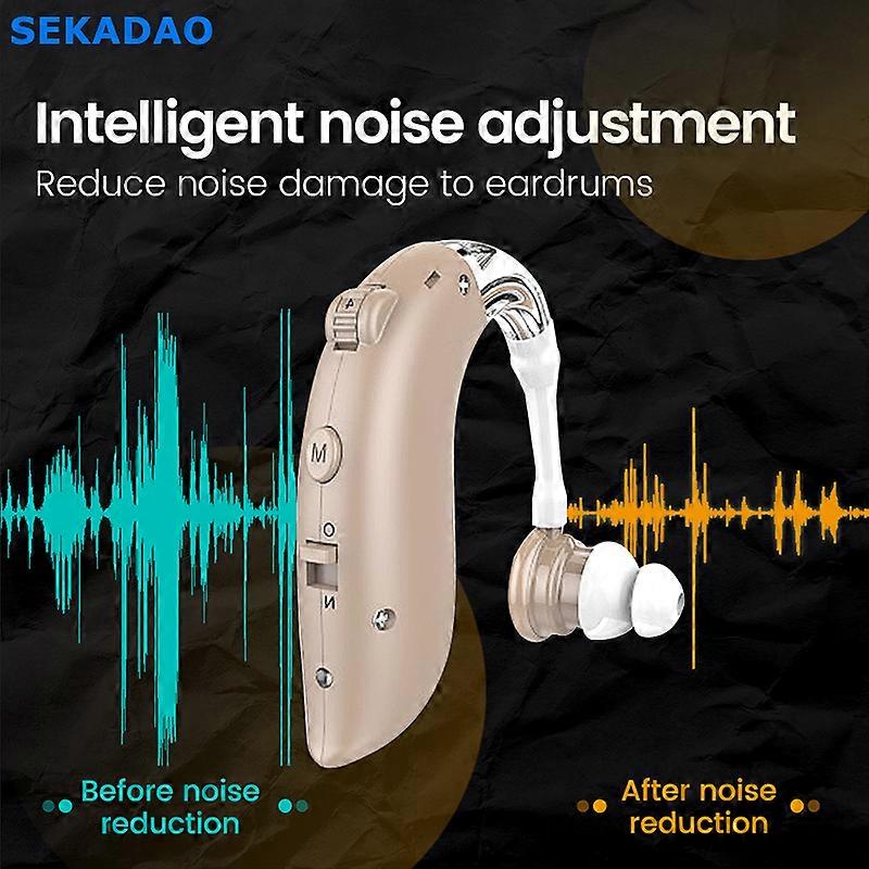 Best Medical Hearing Aid Digital Sound Amplifier BTE audifonos Sound Amplifiers for Elderly 80-90dB Moderate Hearing Loss Model