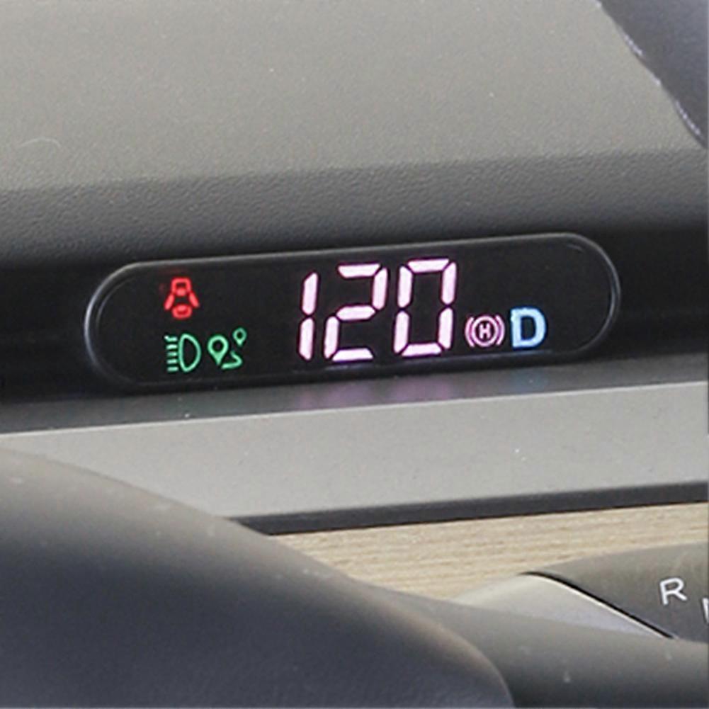 Car Head-Up Display Speedometer Safe Driving HUD Head-up Display Overspeed Alarm Auto Accessories for Tesla Model 3/Y 2021-2022