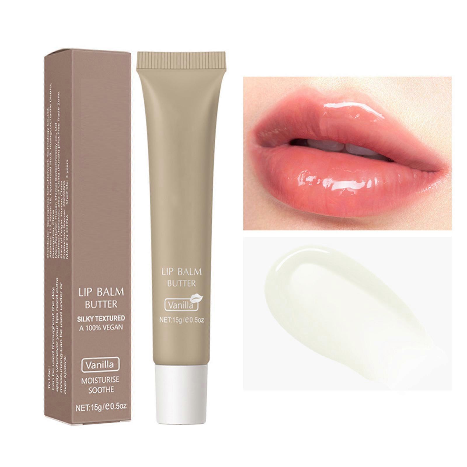 Lip Glowy Balm Nawilżająca maska do ust, Balsam do ust Regenerujący masło do nawilżenia i połysku Pielęgnacja ust Balsam do ust do suchych, popękanych ust