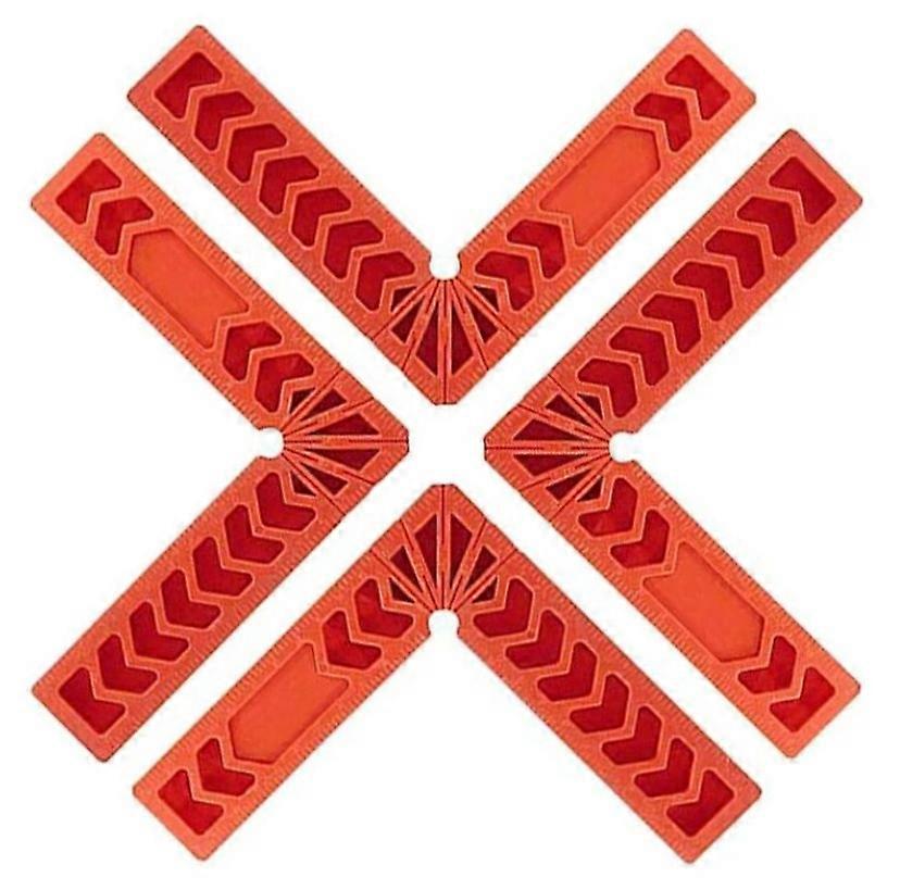 Positioning Squares 90 Degree 4, 4 Pcs Plastic Positioning Squares, Right Angle Clamp Positioning Squares, Menu Tool