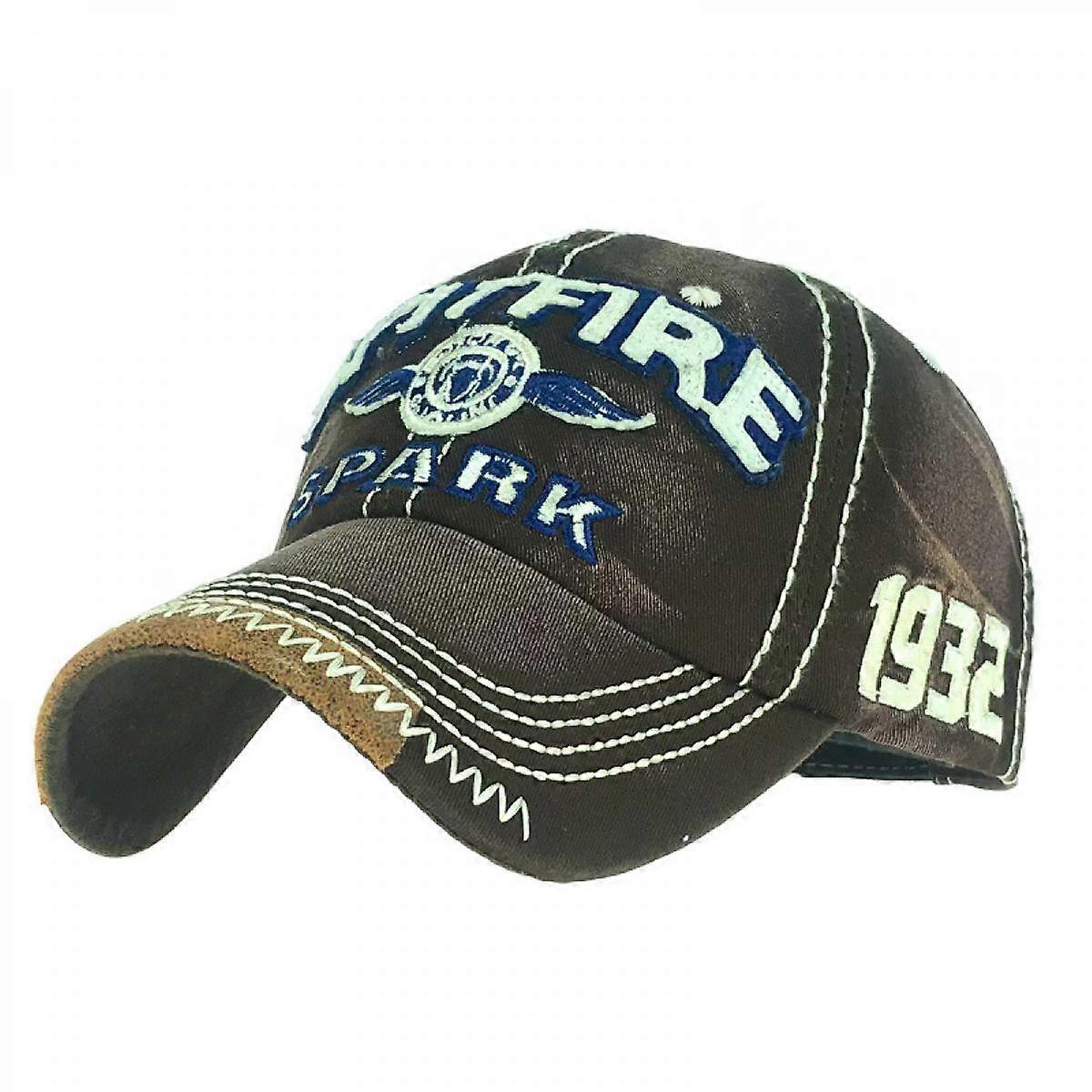 Gorra de béisbol ajustable de algodón teñido retrolavado