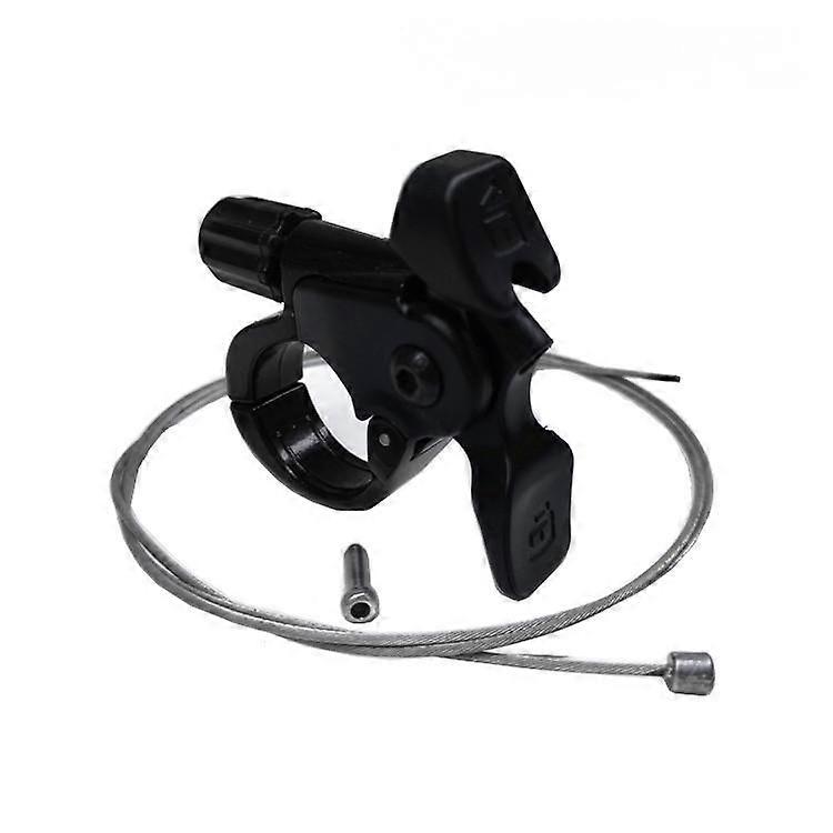 Bicycle air fork wire controller oil spring shock absorber front fork change wire control accessories (B wire control switch + wire core)