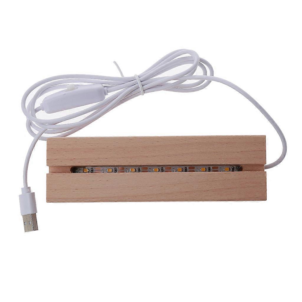 Adjustable Display Base LED Light Stand Base for 3D Crystals Glass Resin Art