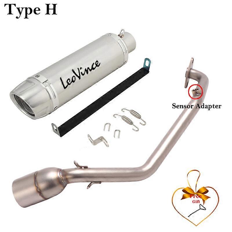 Leovince-sistema de Escape completo para motocicleta, silenciador de fibra de carbono, DB Killer, para Honda PCX 125 150 PCX125 PCX150 2021 - 2024