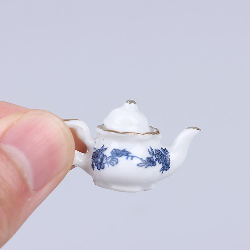 Dollhouse Miniature Dining Ware Porcelain Tea Set