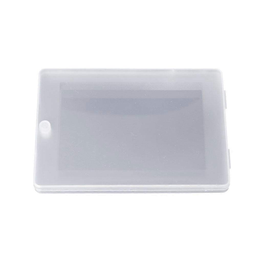 Rectangular Plastic Transparent Clear Storage Box Collection Container Organizer