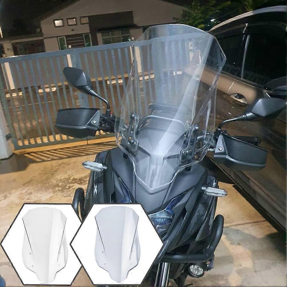 Lorababer Windscreen Touring Windshield Shield Screen Visor Wind Deflector with Bracket Compatible with H-onda CB500X CB 500X CB-500-X 2016-2023 2017