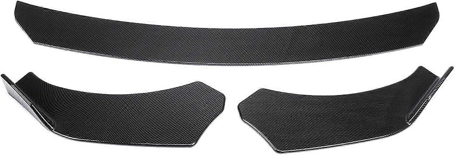 Universal Adjustable Car Front Bumper Lip Splitter Lip Body Kit Spoiler Diffuser Car Front Bumper Lip (Color : Glossy Black)