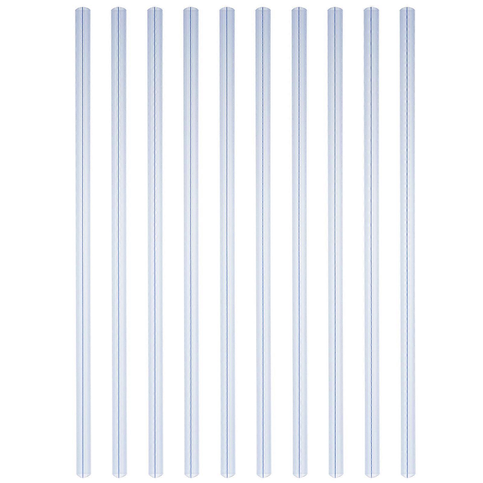 10pcs Durable Slide Binders Loose-leaf Clips Plastic Bookbinding Clips Slide Binders
