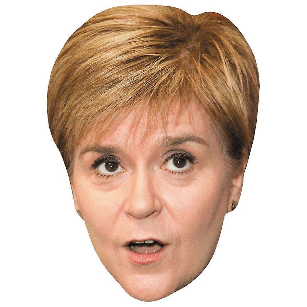 Nicola Sturgeon (Odd) Celebrity Mask, Flat Card Face