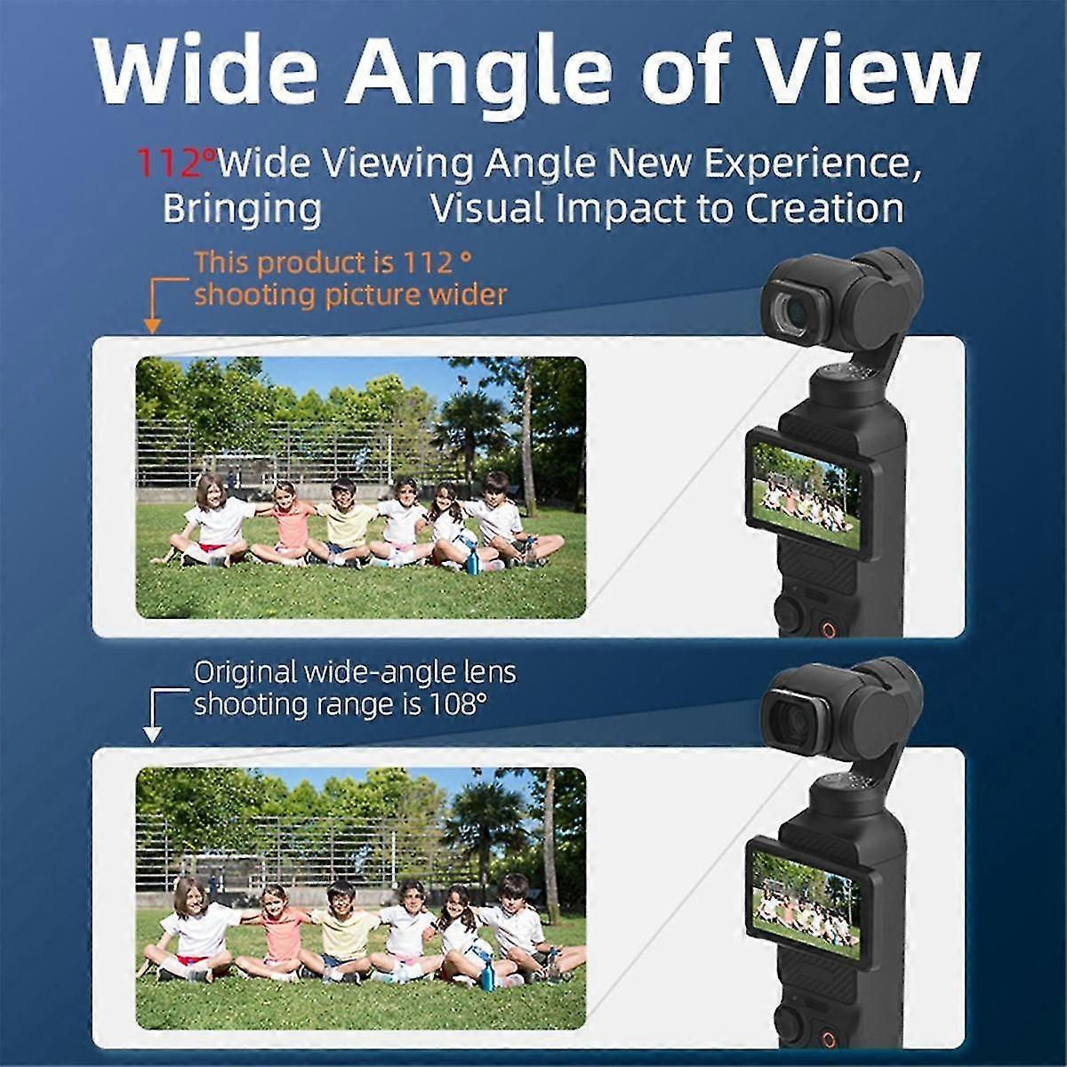 For 3 Wide Angle Lens Widening Lens Filter External Expanded Viewing Angle Accessories