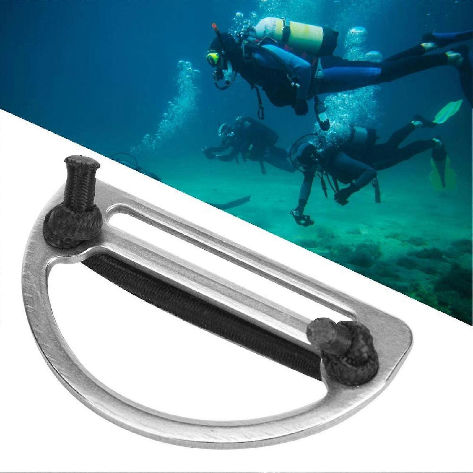 Smooth rebound D-ring Weight strap stop Diver slide retainer