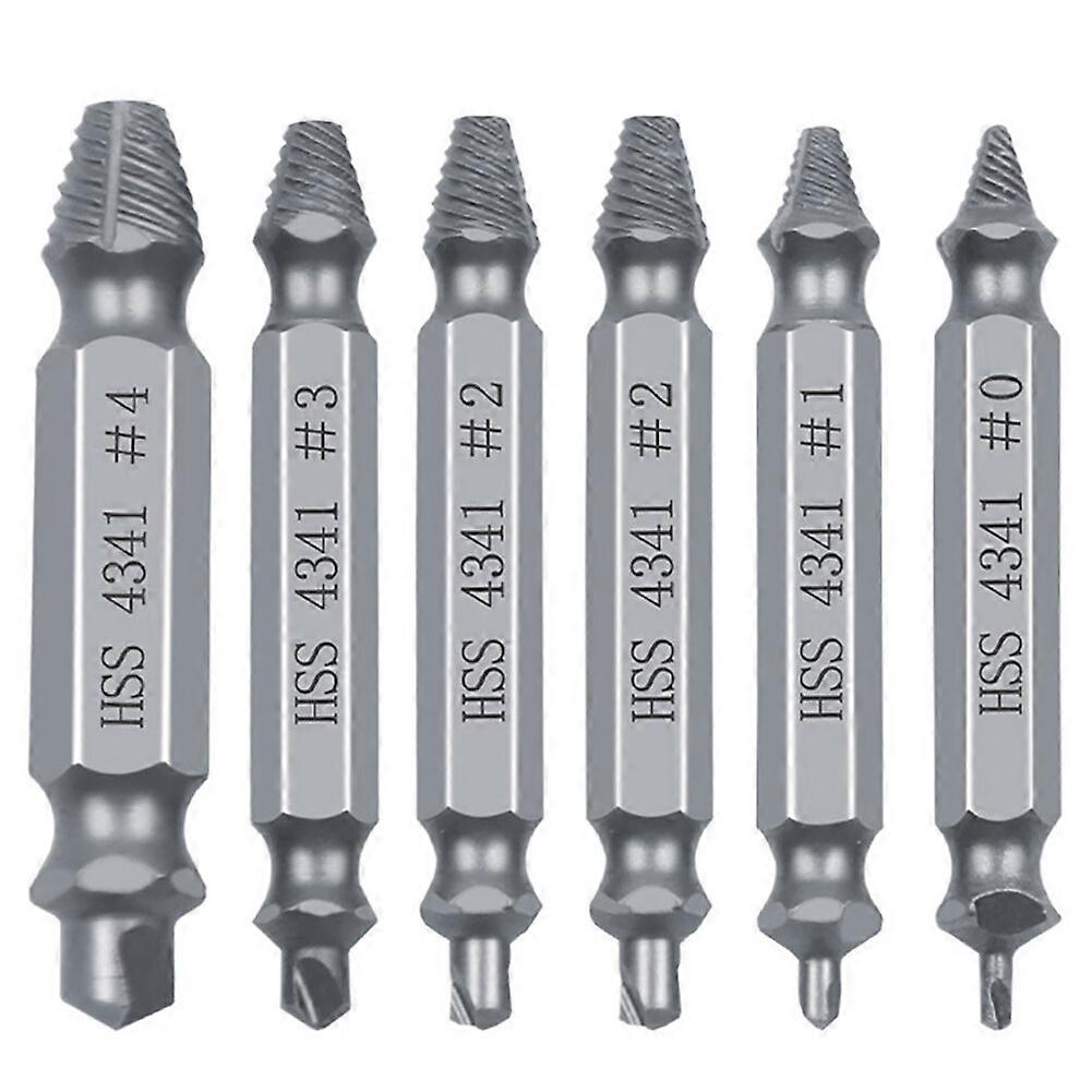 2023 New6pcs Screw Remover Tool, Easy Broken Screw Extractor, Bolt Extractor Set