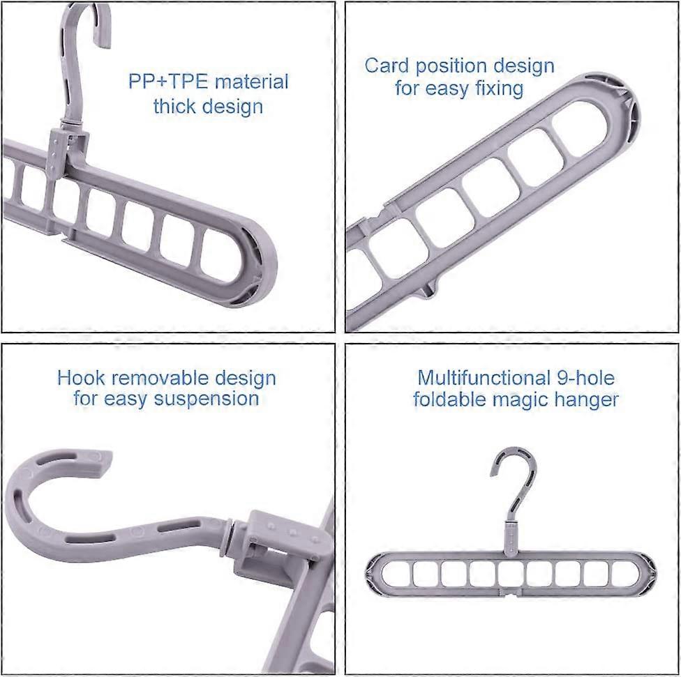 Magic hanger organizer, space-saving hanger, magic hanger, multi hanger organizer, 8 pack standard