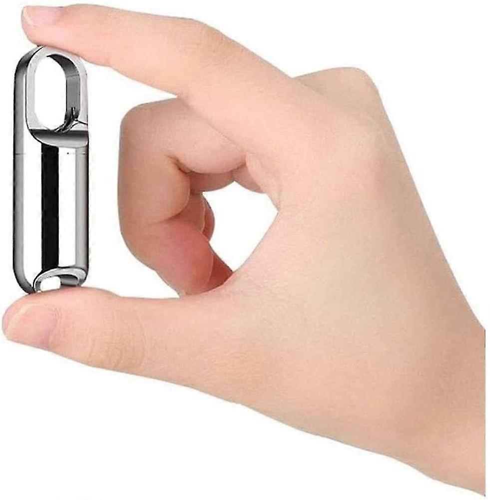 Mini enregistreur à commande vocale, avec USB rechargeable, peut être utilisé pour la lecture de conférence vocale -16 Go (Argent)