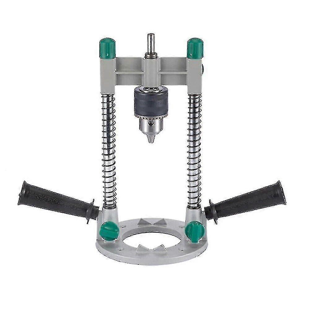Power Tool Drilling Guide Adjustable Angle Drill Guide Pipe Drill Holder,(silver)(1pcs)