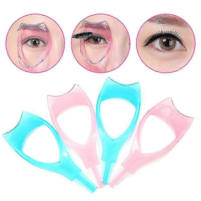 3 In 1 Wimper Gereedschap Make-up Mascara Shield Guard Curler Applicat 1pc -xx