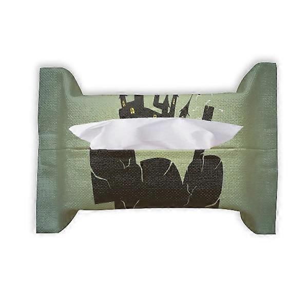 kirkegård utenfor slottet halloween papir håndkle vev bag serviett bumf