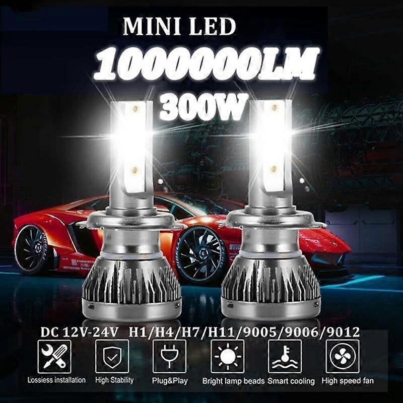 1PCS Hi/Lo Beam Led Headlights Car Headlight Bulbs
