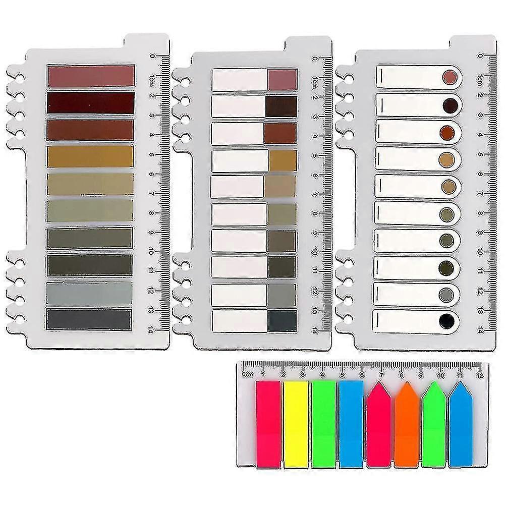 Sticky Index Tabs, Page Marker Sticky, Translucent (dark Color)