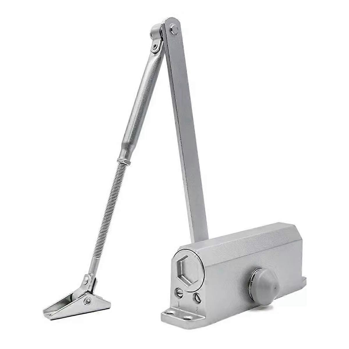 Automatic Door Closer Adjustable Door Stop Multifunctional Buffer Door Closer Suitable for Resident