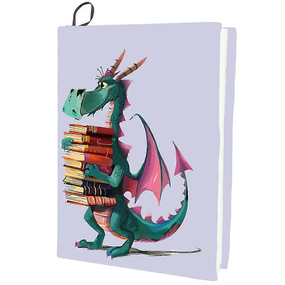 Polyester Book Covers Elastic Notebook Wraps Rectangle Dinosaur 400x250mm