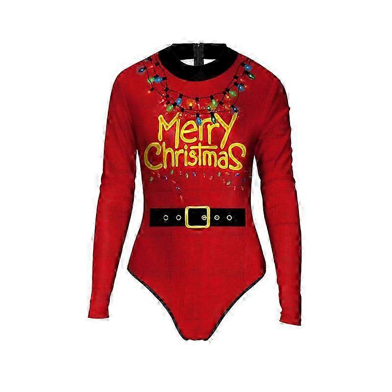 Femmes Une Pièce Maillots de bain Drôles de Noël Maillots de bain Maillots de bain Monokini