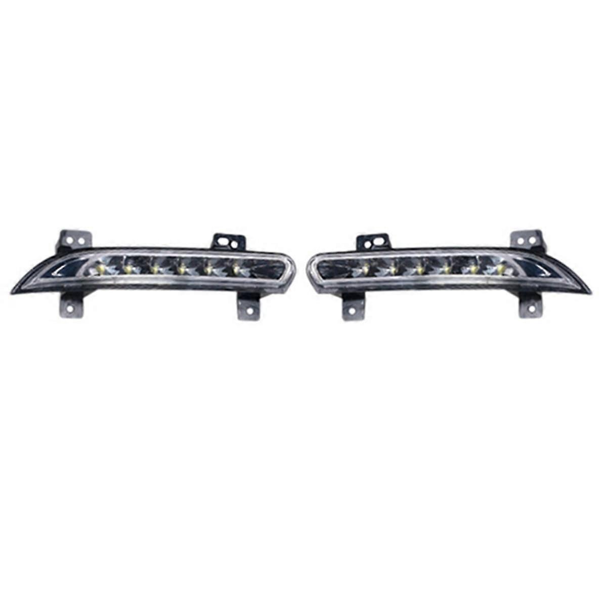 1 Pair LED Fog Light Daytime Lamp Running Light Bumper Lamp for Fluence 2014+ Parts