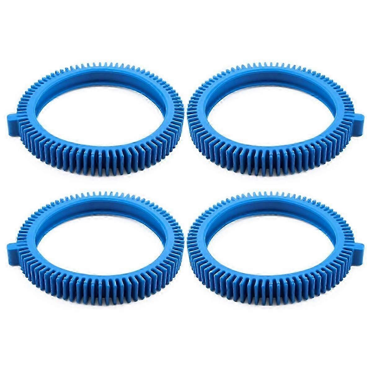 4pcs 896584000-143 Blue Front Tire Kit with Hump Replacement suitable for Pool Cleaners 2X,4X,Pool Tire