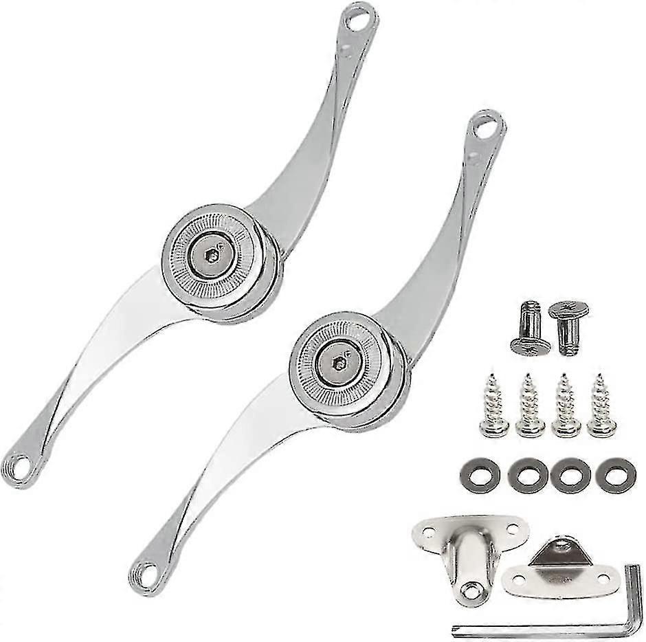 Hinge Bracket 2 Pieces Cupboard Door Hinges Hinge Bracket Compass Hinge Furniture Hinge Flip Bracket Cupboard Door Hinge Lid Bracket Hinge