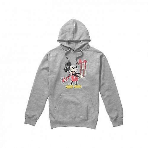 Disney Mens Mickey Mouse Present Christmas Hoodie