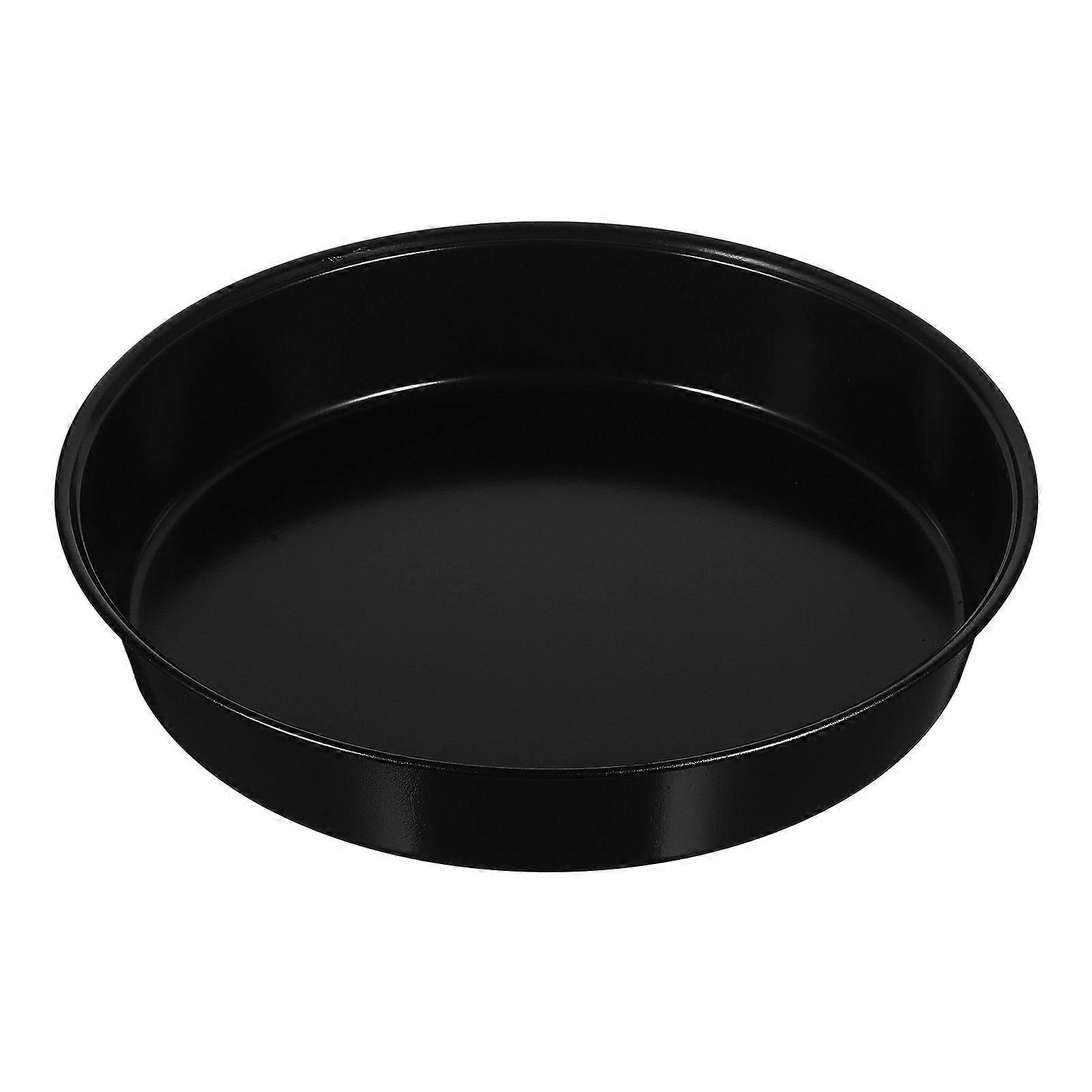 Round Baking Pan Carbon Steel Baking Sheet Pizza Pan Household Pizza Plate