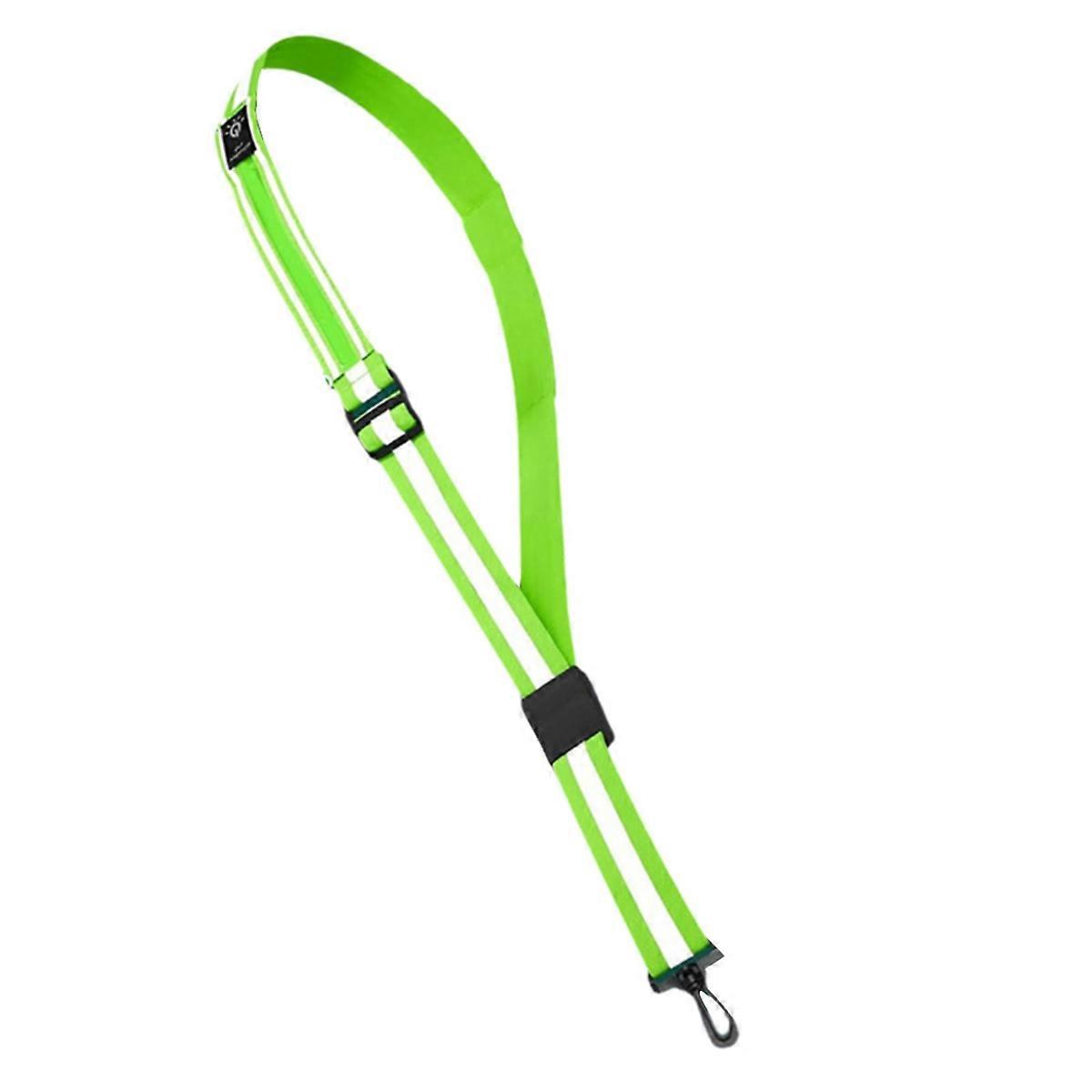 LED Reflective Belt Sash High Visibility Night Safety Belt, Rechargeable Light Up Running Gear Adju