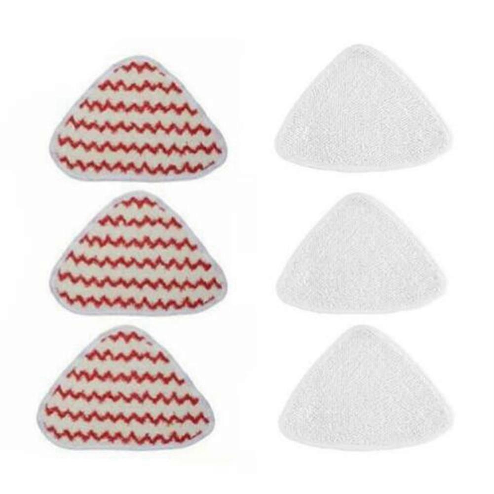 6pcs Microfiber Mop Pads Replacement Triangle Cloth Cleaning Floor Tool For Cleaner Mop Pad Clean T