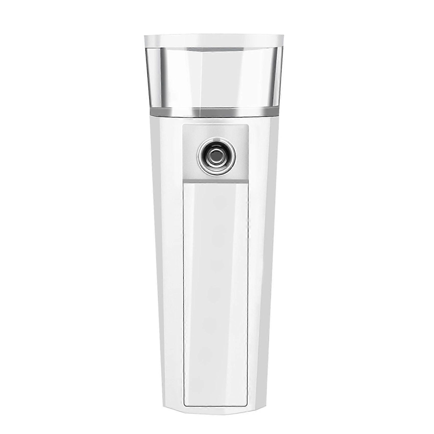 25Ml Usb Mist Atomization Face Cold Sprayer Moisturizing Body Nebulizer Steamer Sprayer White