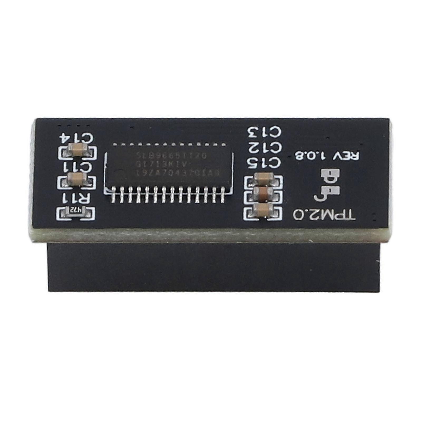 TPM 2.0 Module 20 Pin LPC Interface Encrypted Trusted Platform Module for WIN11 Upgrade Test