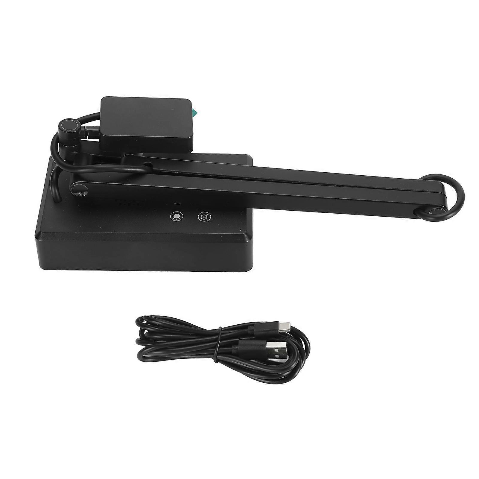 4K USB Document Camera 360 Rotation with USB PC Interface Expandable Base 3 Level LED Light Foldable for Windows for OS X for Chrome