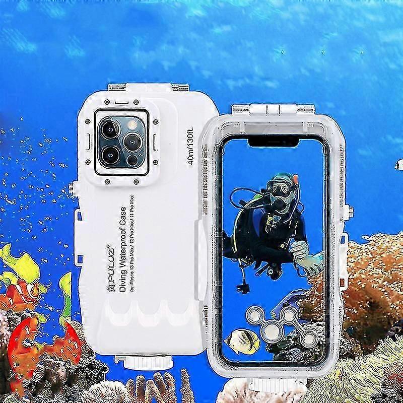 40m/130ft Waterproof Diving Case For Iphone 13 Pro Max / 12 Pro Max / 11 Pro Max