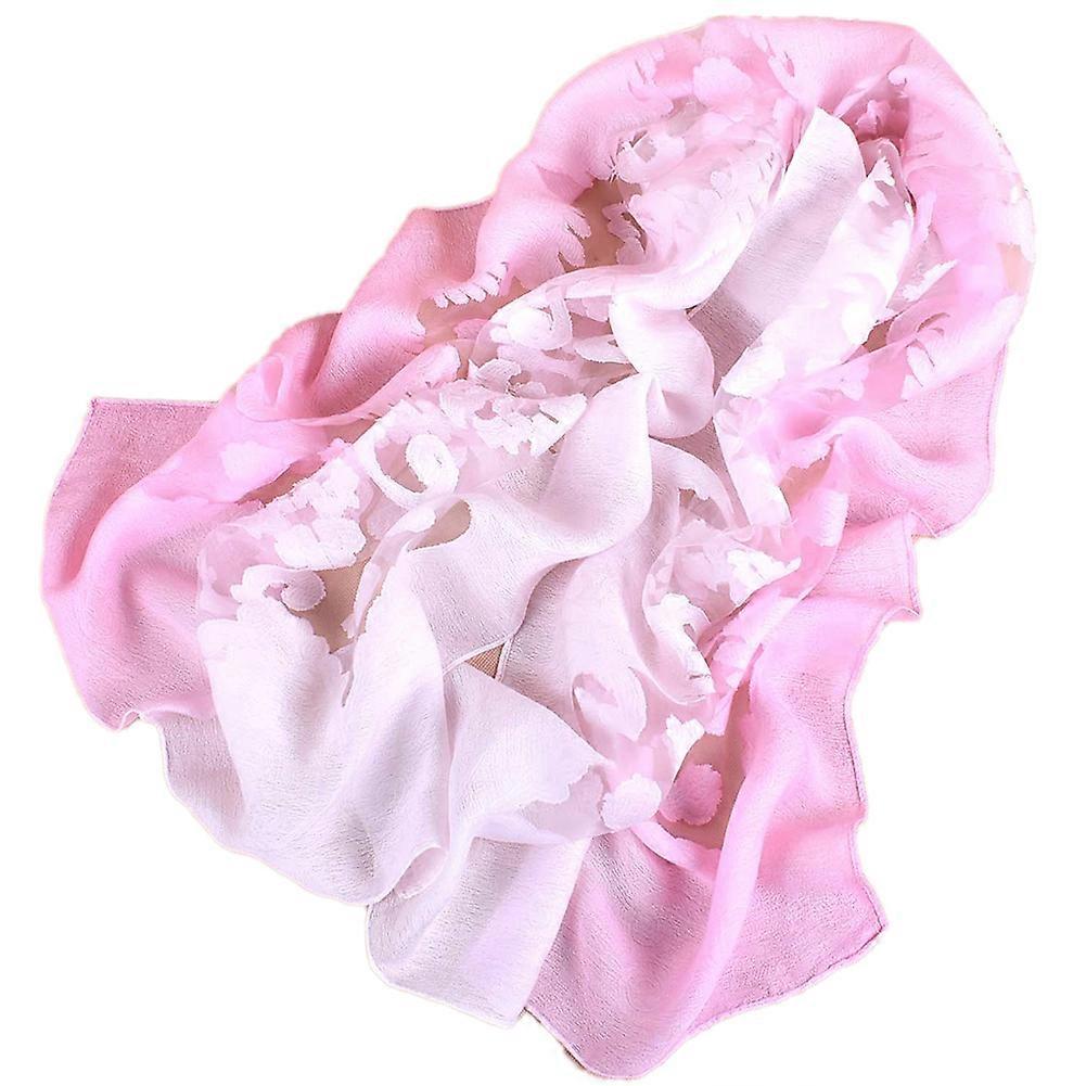 Moda Donna Lungo Cotone Chinlon Floreale Sciarpa Testa Sciarpa (#11)