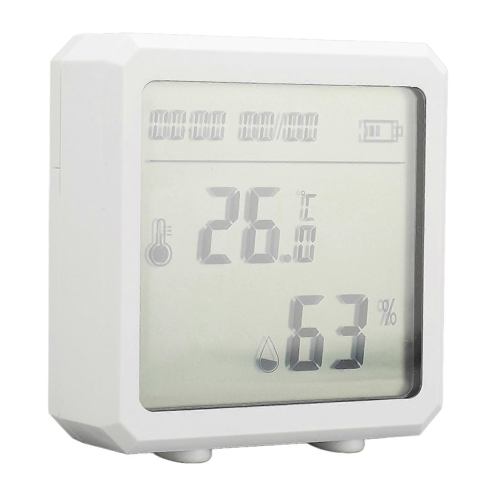 Temperature Humidity Monitor Voice Control Wifi Temperature Sensor Hygrometer with App Alert for Home Greenhouse