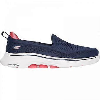 Women's Skechers GO WALK 7 - Vina | Navy/Coral | Womens Slip On Shoes