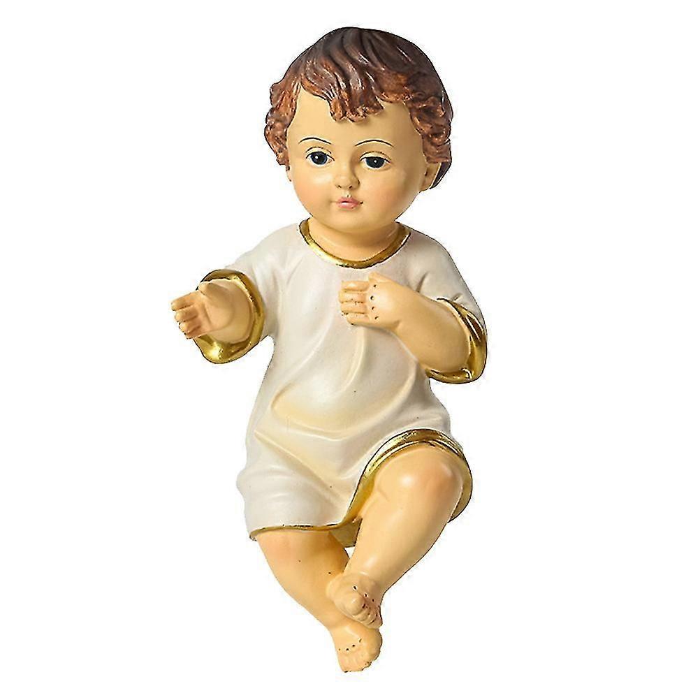 Decoración Para Mesa De Navidad Bébé Jardin Statue Décoration Religieuse Figure Nativité Figurine Table Jésus Figurine