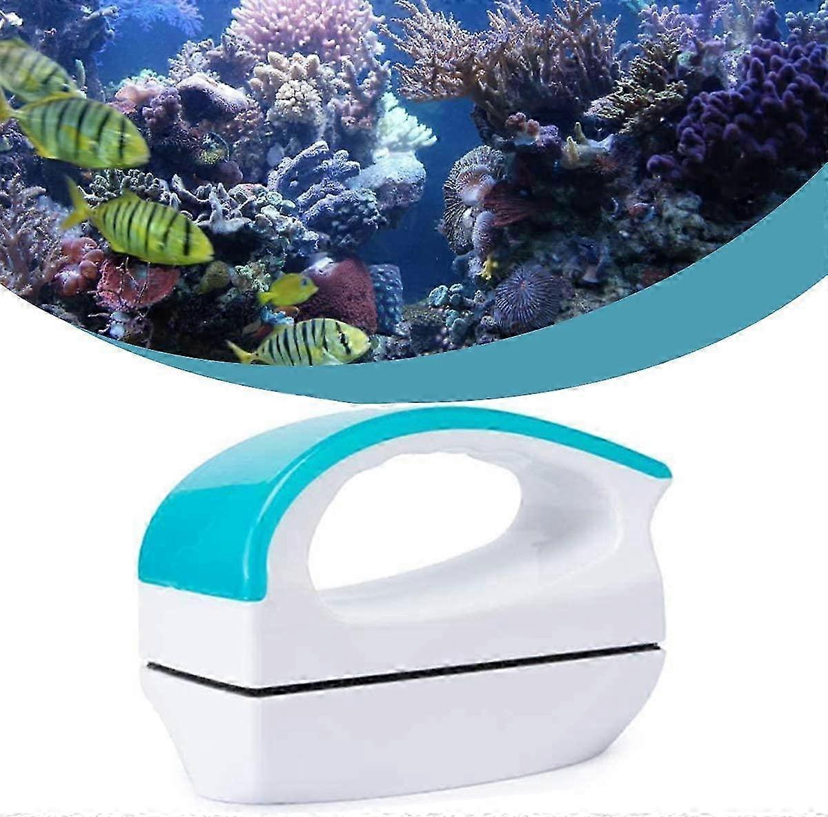 Aquarium Cleaning Brush, Compact Design with Ergonomic Handle, Measures 7.5cm/2.9in in Length, 6cm/2.3in in Height and 4cm/1.5in in Width